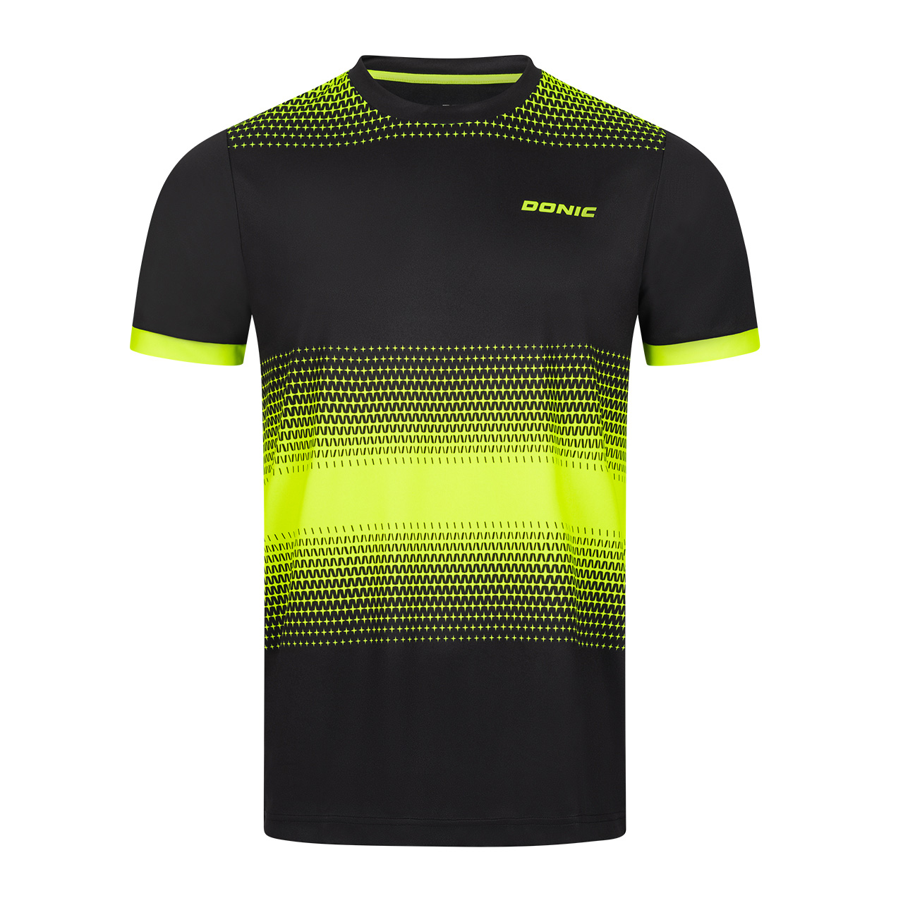 Donic Shirt Bound Black/Yellow - Jarvis Sports | Table Tennis
